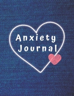 Anxiety Journal: Eliminate Anxiety and Find Peace: Anti-Anxiety Therapy Logbook, Getting Over Anxiety, Depression, Anger.(146 Pages, 8.5 x 11) 1674408919 Book Cover