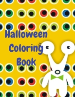 Halloween Coloring Book: A Halloween coloring activity book for children aged 6-10 B08FP458F1 Book Cover