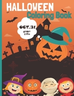 Halloween Coloring book: Activity Books Children and Seniors : Coloring Workbooks for Kids B08LR6SFDJ Book Cover