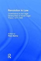 Revolution in Law: Contributions to the Development of Soviet Legal Theory, 1917-1938 0873325605 Book Cover
