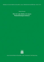 Fur Wie Wahr Durfen Wir Unsere Wahrnehmungen Nehmen? (Abhandlungen Der Sachsischen Akademie Der Wissenschaften Zu Leipzig. Mathematisch - Naturwissenschaftliche Klasse, 60.4) 377761307X Book Cover