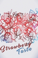 Strawberry taste: colorful strawberry notebook 1088662382 Book Cover