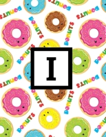 I: Letter Monogrammed Daily Planner January 2020 - December 2020 Appointment Book Day Schedule For Donut Doughnut Lover - (8.5"x11") 1708385118 Book Cover