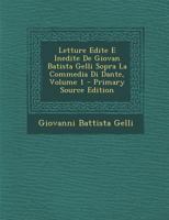Letture Edite E Inedite Volume 1 1287940935 Book Cover