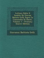 Letture Edite E Inedite Volume 1 1272519155 Book Cover