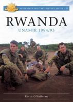 Rwanda: Unamir 1994/95 1921941480 Book Cover