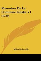 Memoires De La Comtesse Linska V1 (1739) 1120003253 Book Cover