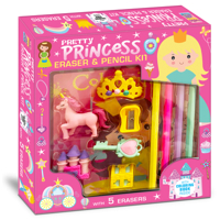 Pretty Princess Eraser & Pencil Kit (Boxed Set) 9376895991 Book Cover