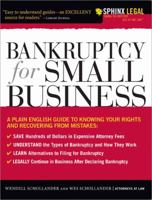 Bankruptcy for Small Business 1572486651 Book Cover