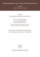 Berechnung Von Maschinenschwingungen Mit Einem Programmierbaren Tischrechner 3531028227 Book Cover
