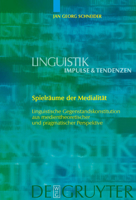 Spielraume Der Medialitat 3110203510 Book Cover