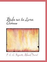 �tudes Sur Les Livres Choraux 0554747316 Book Cover