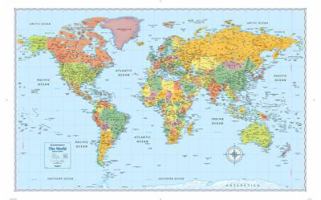 Signature Edition World Wall Map (Folded) 0528020463 Book Cover