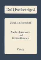 Medienfunktionen Und Fernmeldewesen 3528035986 Book Cover