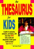 The Thesaurus for Kids 1562933558 Book Cover