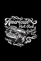 American hot rod rebell: 6x9 Hot Rod lined ruled paper notebook notes 1671601955 Book Cover