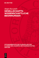 Gesellschaftswissenschaftliche Besinnungen 3112719549 Book Cover