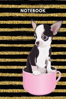 Notebook: Realistic Chihuahua Blank Lined Journal To Write In For Notes, Ideas, Diary, To-Do Lists, Notepad - Chihuahua Gifts For Chihuahua Owners And ... - Best Gifts For Women, Men, Teen & Kids 1675081255 Book Cover