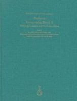 Ptolemy, Geography Book 6 Part 2: Middle East, Central and North Asia, China. Part 2: Maps in Simplified Reconstruction, Notes and Indexes with a Supplement: NW and W India 3895002356 Book Cover