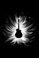 Notebook: A5 Block gepunktet - 120 Seiten Dot Grid Notizbuch passend als f�r Noten oder Lieder, perfektes Geschenk f�r Gitarristen, Gitarrenspieler und Musiker! 1075471109 Book Cover