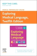 Medical Terminology Online for Exploring Medical Language (Access Card): A Student-Directed Approach 0443348308 Book Cover