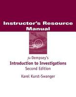 Instructor's Resource Manual for Dempsey's Introduction to Investigations 0534576478 Book Cover