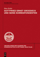 Gottfried Ernst Groddeck Und Seine Korrespondenten 3110406586 Book Cover