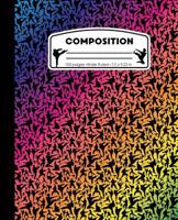 Composition: Karate Rainbow Marble Composition Notebook. Wide Ruled 7.5 X 9.25 In, 100 Pages Martial Arts Book for Boys or Girls, Kids, School, Students and Teachers 1722612789 Book Cover