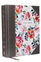 KJV, Journal the Word Bible, Cloth over Board, Pink Floral, Red Letter, Comfort Print: Reflect, Journal, or Create Art Next to Your Favorite Verses 0785218297 Book Cover