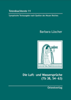 Die Luft- Und Wasserspruche (Tb 38, 54-63) 3905719274 Book Cover