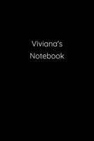 Viviana's Notebook: Notebook / Journal / Diary - 6 x 9 inches (15,24 x 22,86 cm), 150 pages. 1692264001 Book Cover