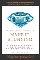 Make It Stunning: A concise guide to finish 3D printing objects B08BVY12NS Book Cover