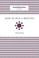 How to Run a Meeting 1633695174 Book Cover