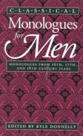 Classical Monologues for Men 0435086197 Book Cover