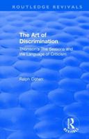 Routledge Revivals: The Art of Discrimination (1964): Thomson's the Seasons and the Language of Criticism 1138560111 Book Cover