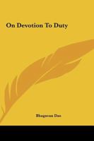 On Devotion To Duty 1425307590 Book Cover