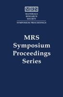 Multiscale Phenomena in Materials: Experiments and Modeling : Symposium Held November 30-December 2, 1999, Boston, Massachusetts, U.S.A (Materials Research Society Symposium Proceedings) 1558994866 Book Cover