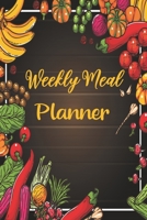 Weekly meal planner: Meal Planning & Grocery List Menu Food Planners Prep Book Eat Records Perfect for to Do Lists, Meal Planning, Weekly Diet Prep (120 pages, 6 x9 '') 1677793732 Book Cover