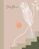 Daily Planner: 180 Days | Undated Schedule Organizer and Hourly Appointment Calendar | Notes, Gratitude, Wellness, and To Do List Sections | Boho ... Illustration Cover Design in Blush and Green 1673600069 Book Cover