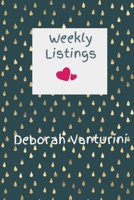 Weekly Listings: Monday-Sunday Daily Weekly Listing Book For Resellers Reselling 1089586922 Book Cover
