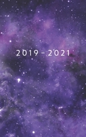 2019 - 2021: Weekly Planner Starting November 2019 - October 2021 | 5 x 8 Dated Agenda | 24 Month Appointment Calendar | Organizer Book | Soft-Cover Purple Universe 1696435234 Book Cover