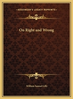 On Right and Wrong 0766154661 Book Cover