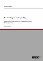 Benchmarking von Beratungserfolg: Erstellung eines Instrumentariums zur Erfolgsmessung von Beratungsprojekten 3640826574 Book Cover