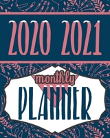 2020-2021 Monthly Planner: Blue Sky 8x10inch 2 Years Monthly Planner Calendar Schedule Organizer From January 1,2020 to December 31,2021 (24 Months Calendar Planner) With Holidays and Motivational Quo 1692701029 Book Cover