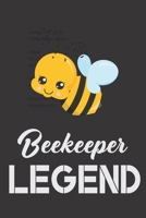 Beekeeper Legend: Bee Notebook For Apiarists and Enthusiasts 1712484230 Book Cover