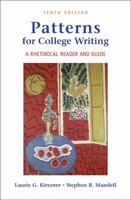 Patterns for College Writing: Hardcover for High School 0312454600 Book Cover