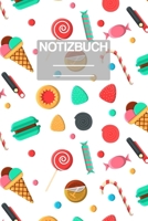 Notizbuch A5 Muster S�ssiegkeiten Eis Bonbons: - 111 Seiten - EXTRA Kalender 2020 - Einzigartig - Kariert - Karo - Raster - Geschenk - Geschenkidee 1710351438 Book Cover