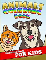 ANIMALS COLORING BOOK FOR KIDS: smaller edition B08GFX3TCF Book Cover