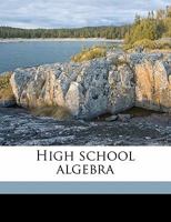 High school algebra 1171935951 Book Cover