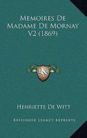 Memoires De Madame De Mornay V2 (1869) 1160185050 Book Cover